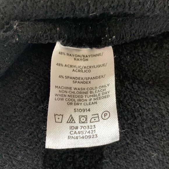 LOU & Grey scoop neck knit top raglan long sleeves hi-lo hemline women’s size S - Picture 4 of 7